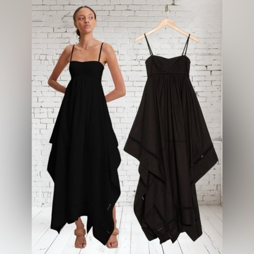 A.L.C Blanca Cotton‎ Maxi Dresss New With Tag, Black sz 6